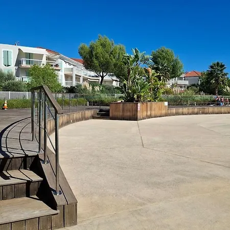 Grand Front De Climatise-piscine-parking- Juan Les Pins أنتيب